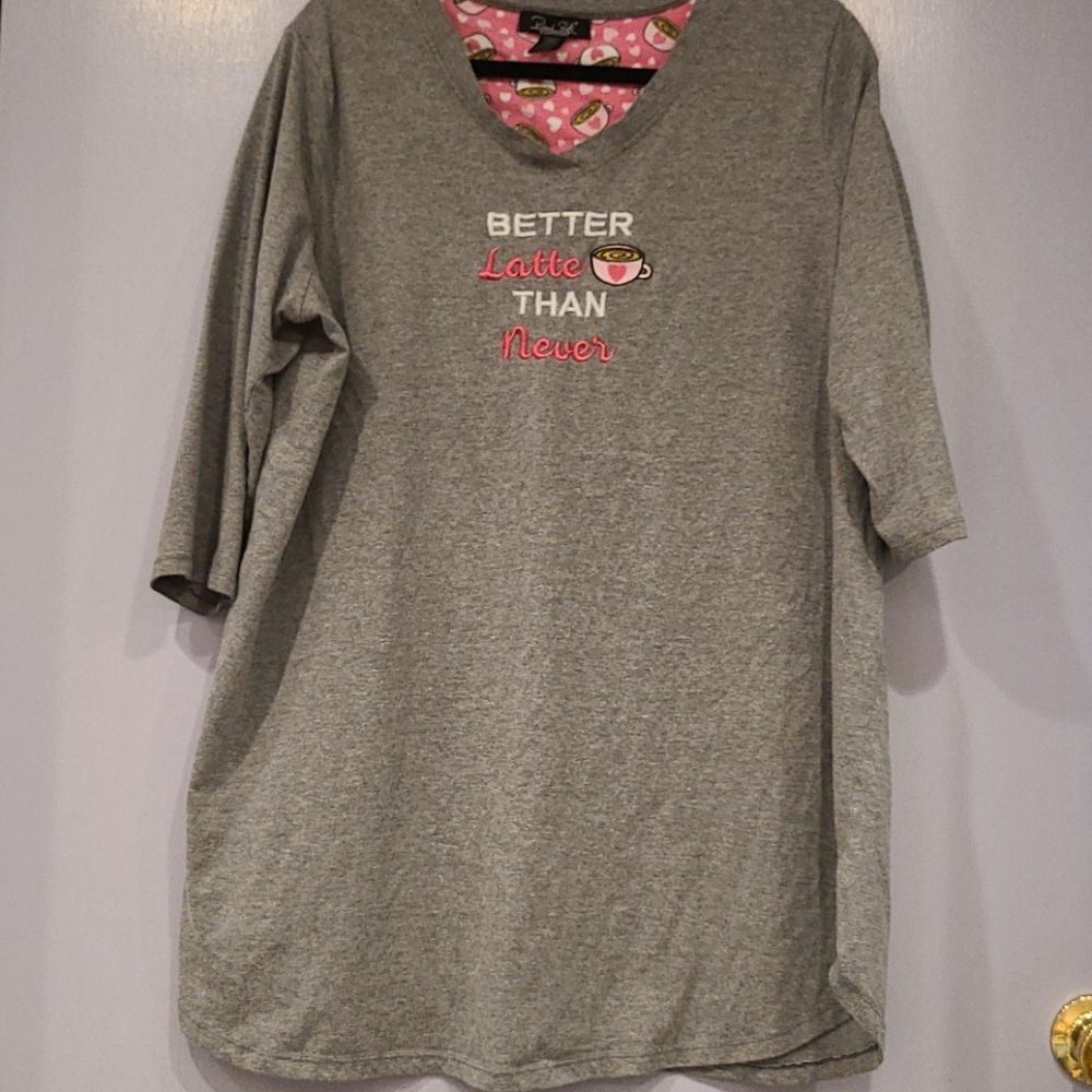Better Latte Than Never Sleepshirt